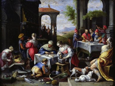 Parable of Lazarus and the Rich Man by David Teniers the Younger